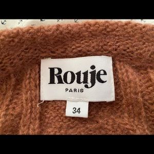 Authentic Rouje Azia + Nona Cardigan Tag Reference